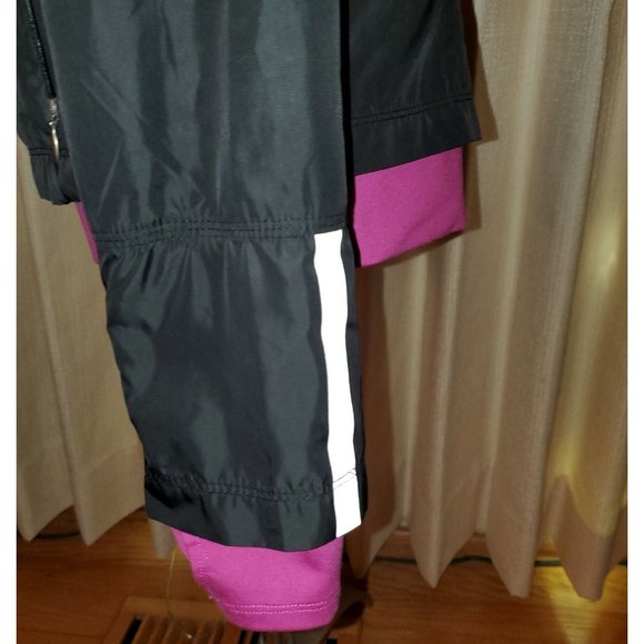 Lucy magenta/black Windbreaker Warm-up Jacket XS - Picture 2 of 8